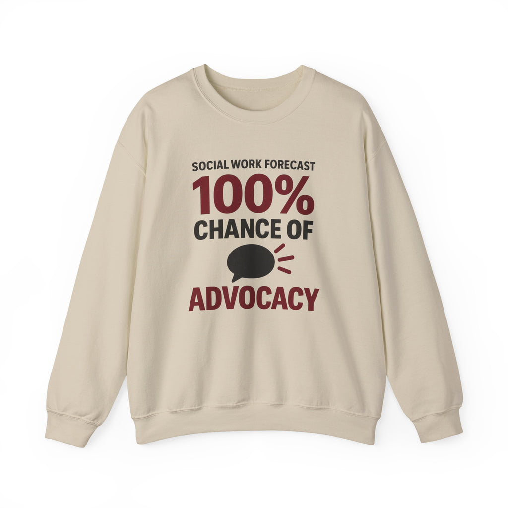 Social Work Forecast Crewneck Sweatshirt