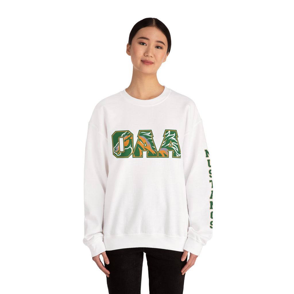 OAA Sweat Shirt with Mustang Sleeve