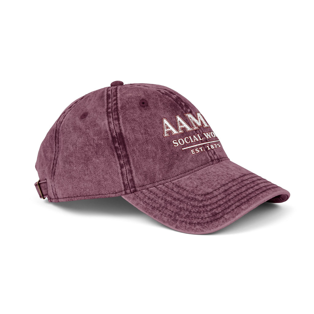 AAMU Social Work Dad Hat — Est. 1875