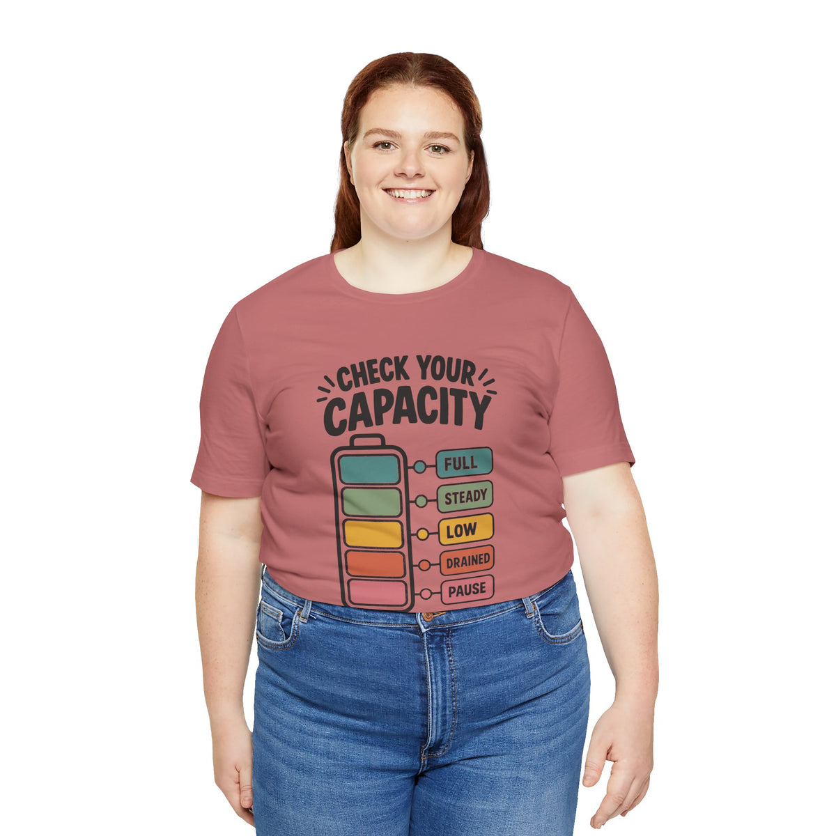 Check Your Capacity Battery Tee