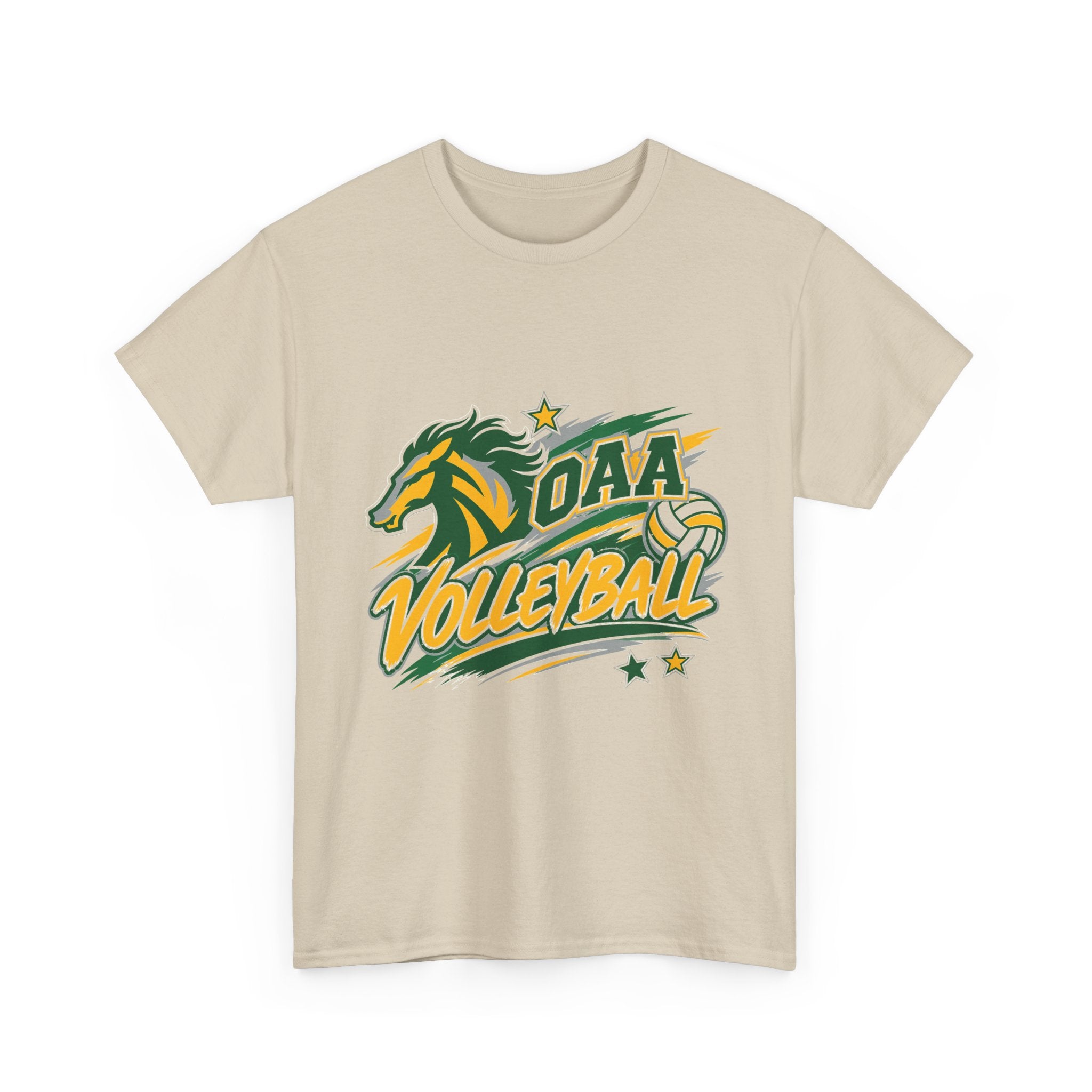 OA A Mustangs Volleyball T-Shirt — School Team Spirit Tee