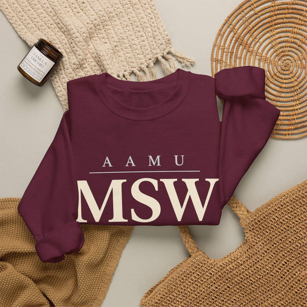 MSW Alum Crewneck Sweatshirt – Master of Social Work Alumni Pullover