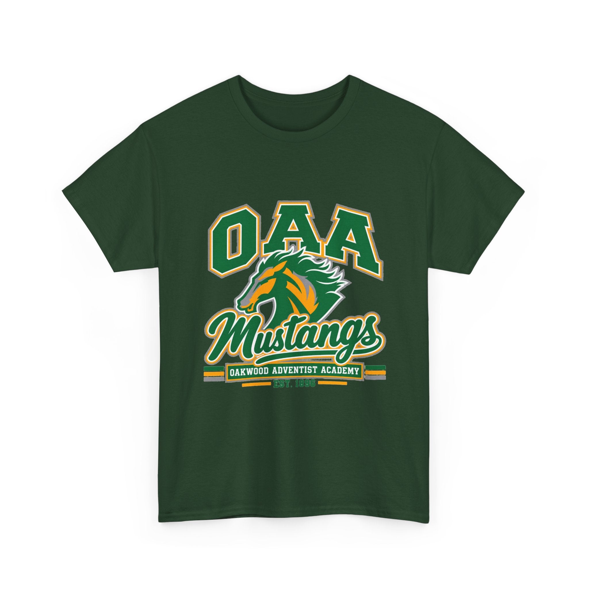 OAA Mustangs School Spirit Tee (Oakwood Adventist Academy)
