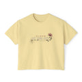 Bloom "As You Are" Boxy Tee – Floral Inspirational Crop Top