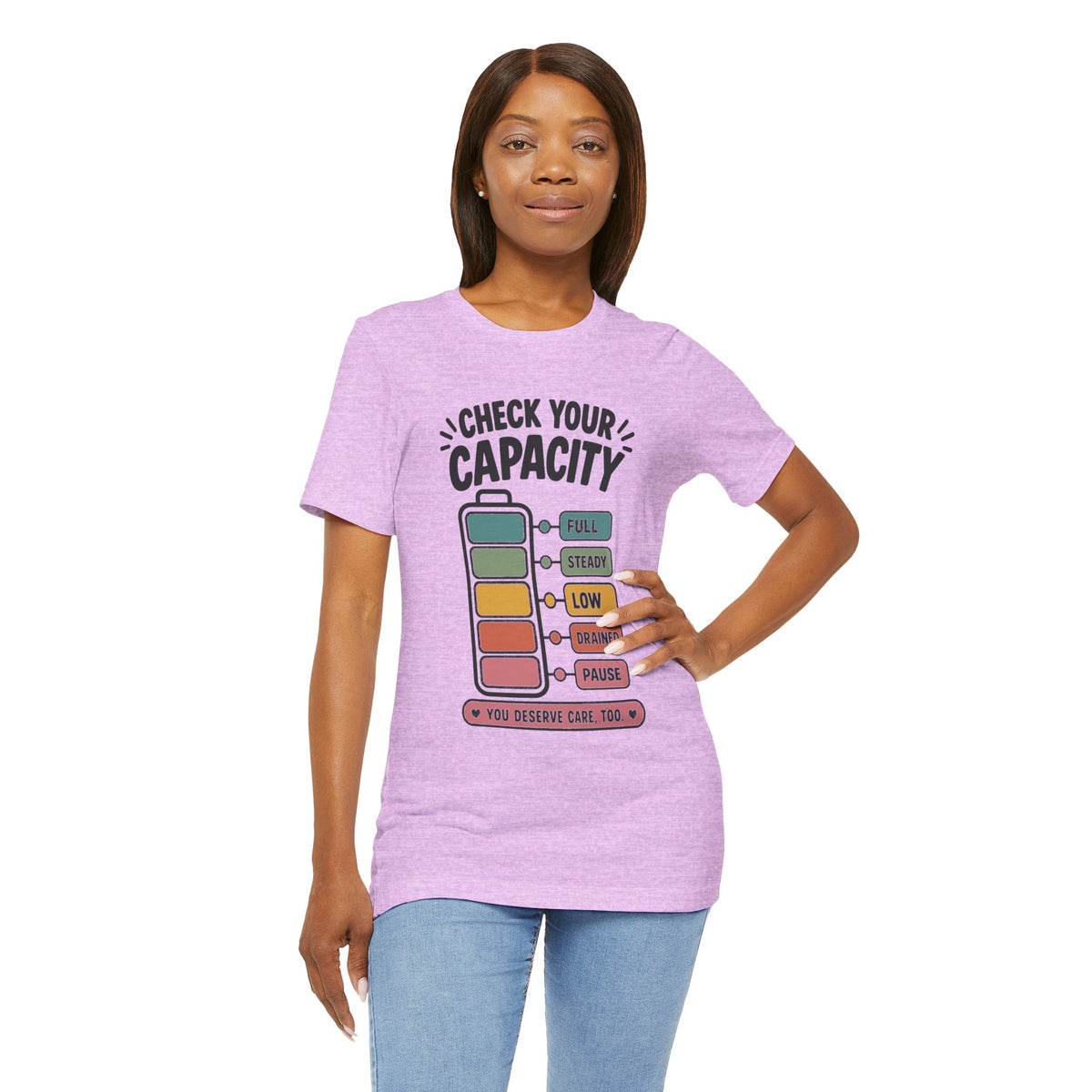 Check Your Capacity Battery Tee
