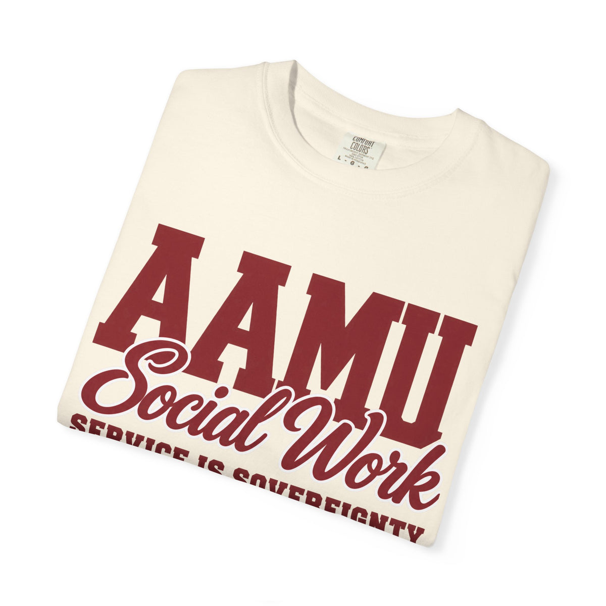 Service Is Sovereignty Vintage College T-Shirt (Eighteen 75)