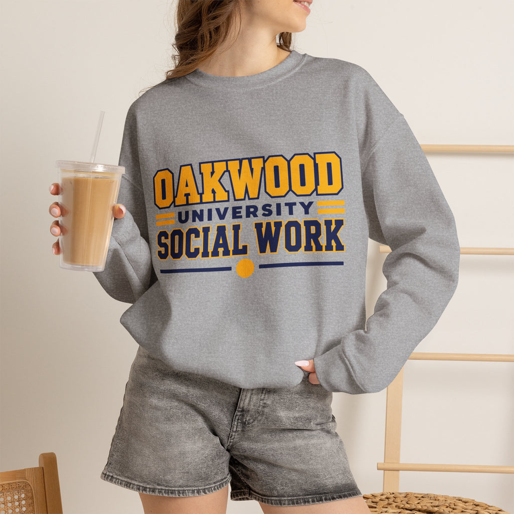 Social Work Sweatshirt – Oakwood University Vintage Campus Crewneck