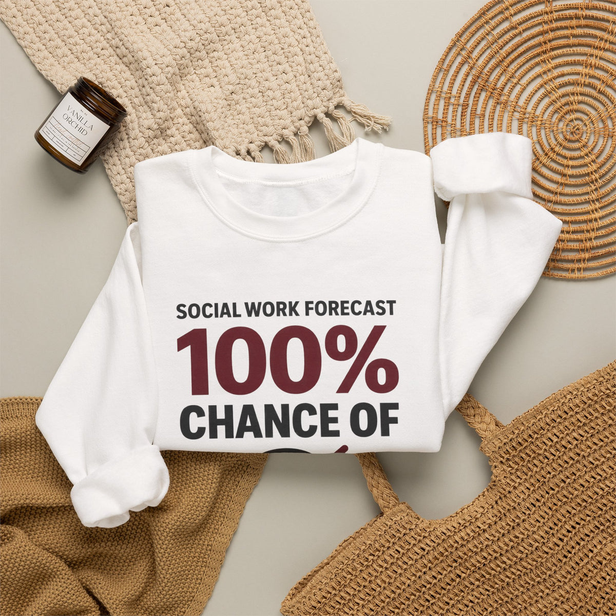 Social Work Forecast Crewneck Sweatshirt