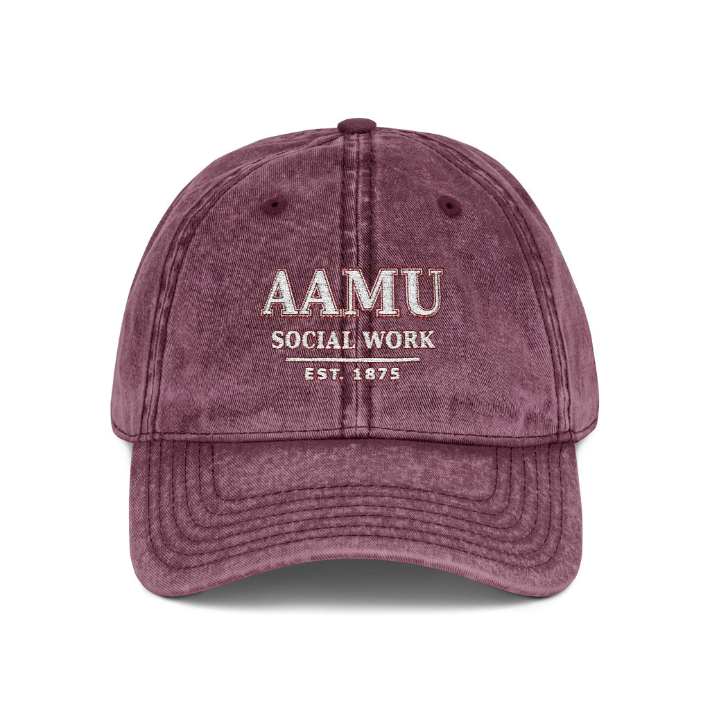 AAMU Social Work Dad Hat — Est. 1875