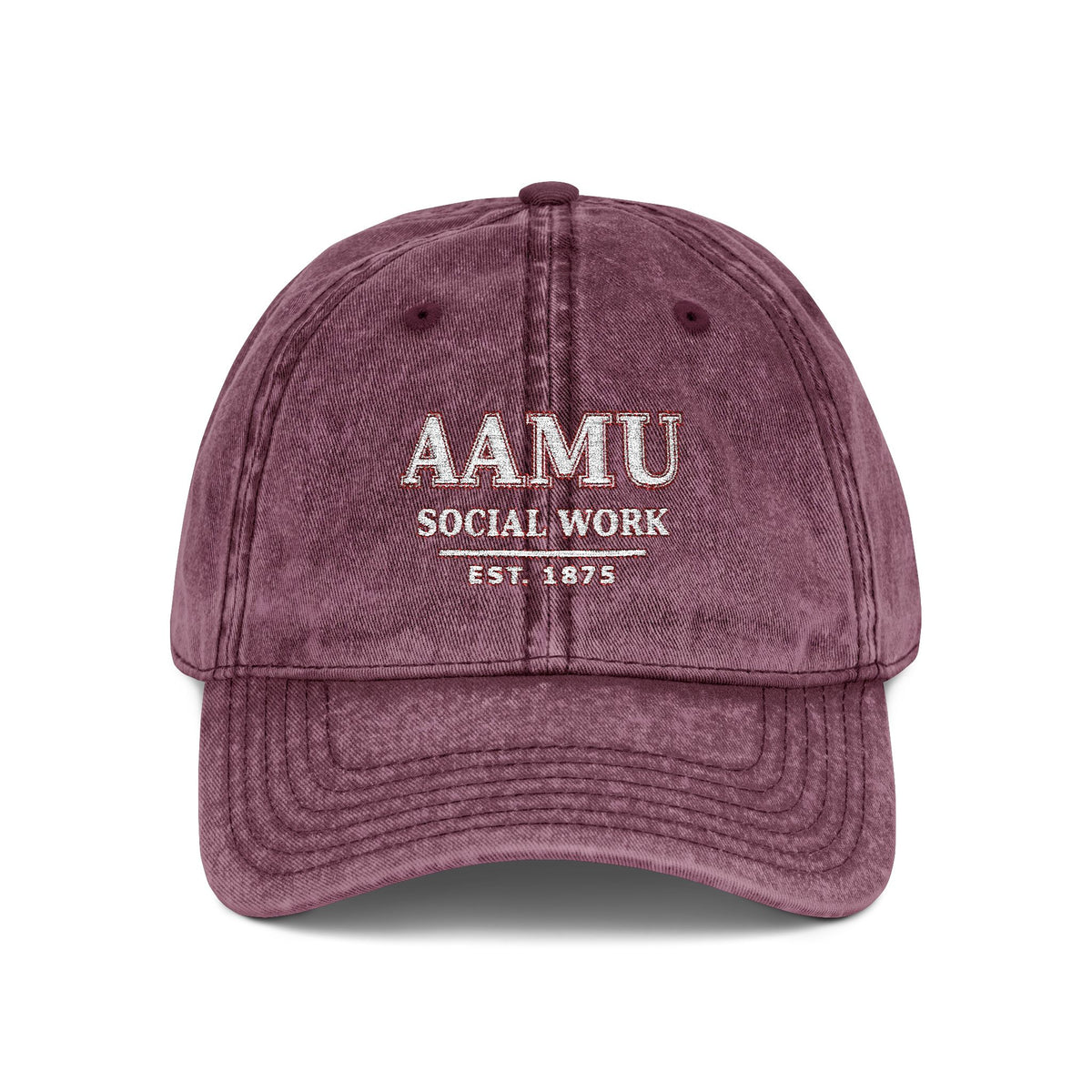 AAMU Social Work Dad Hat — Est. 1875