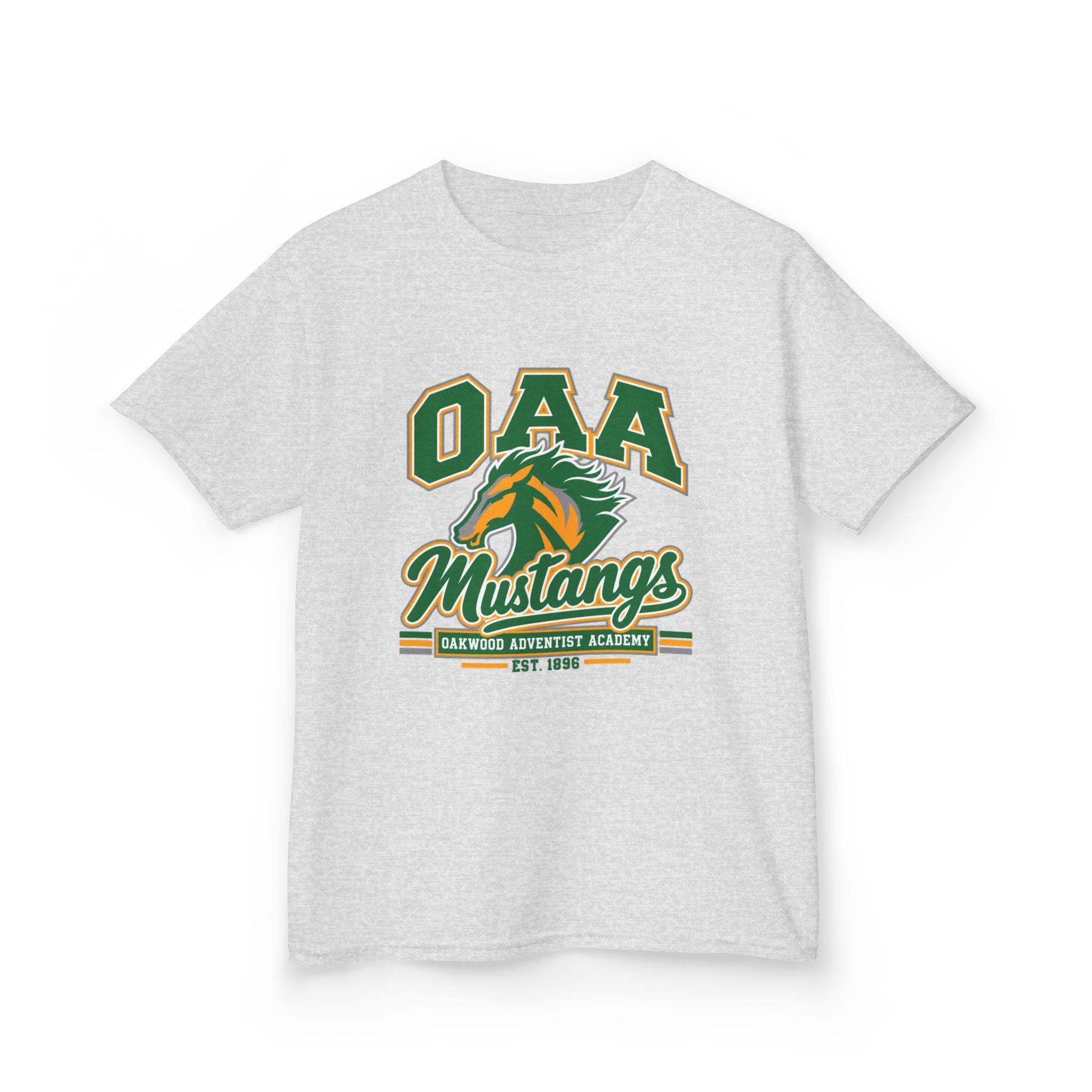 Kids Tee — OAA Mustangs School Spirit Shirt (Mustang Logo)