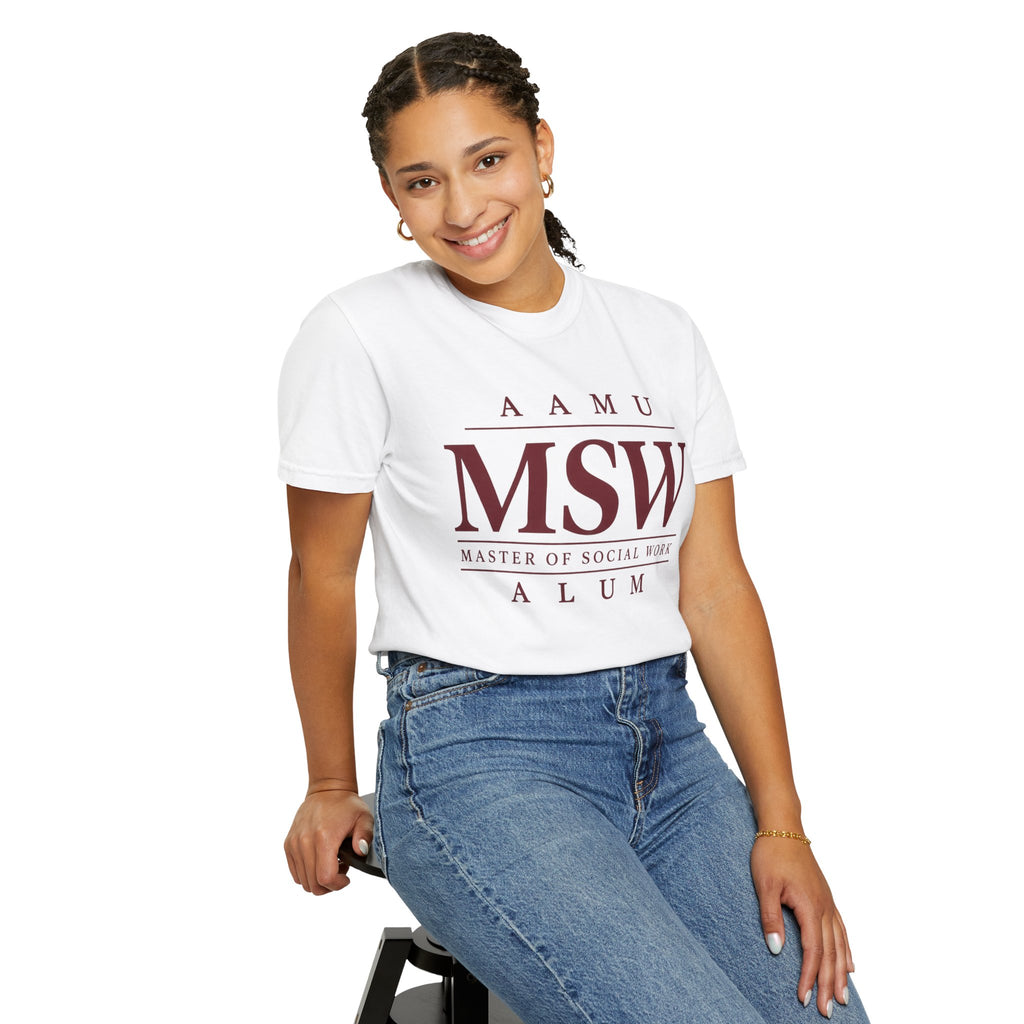 MSW Alum T-Shirt — Master of Social Work Graduation Tee