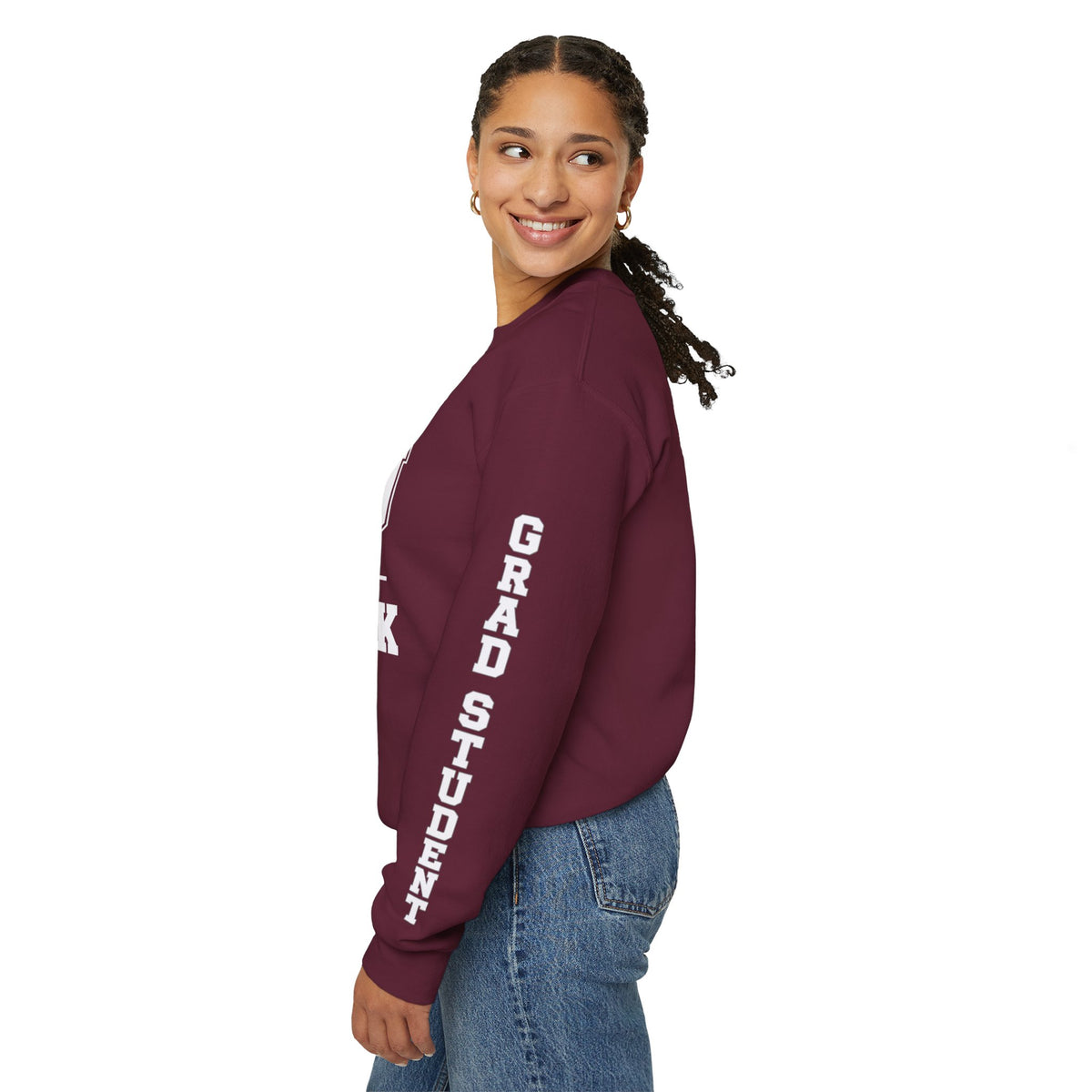 Maroon AAMU Master of Social Work Grad Student Pullover