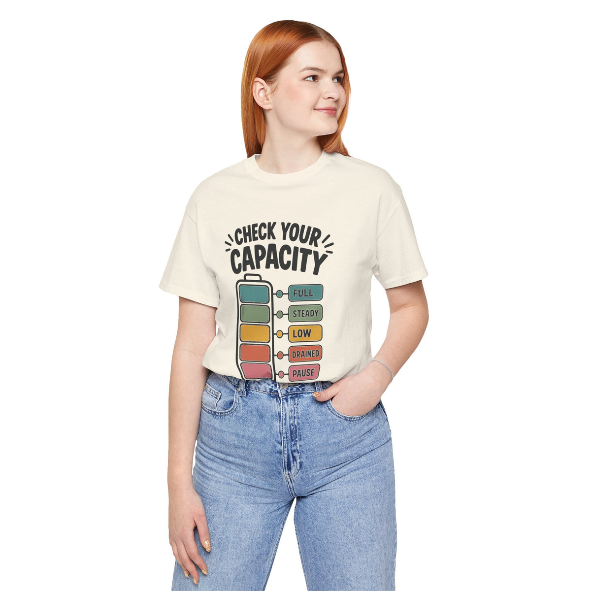 Check Your Capacity Battery Tee