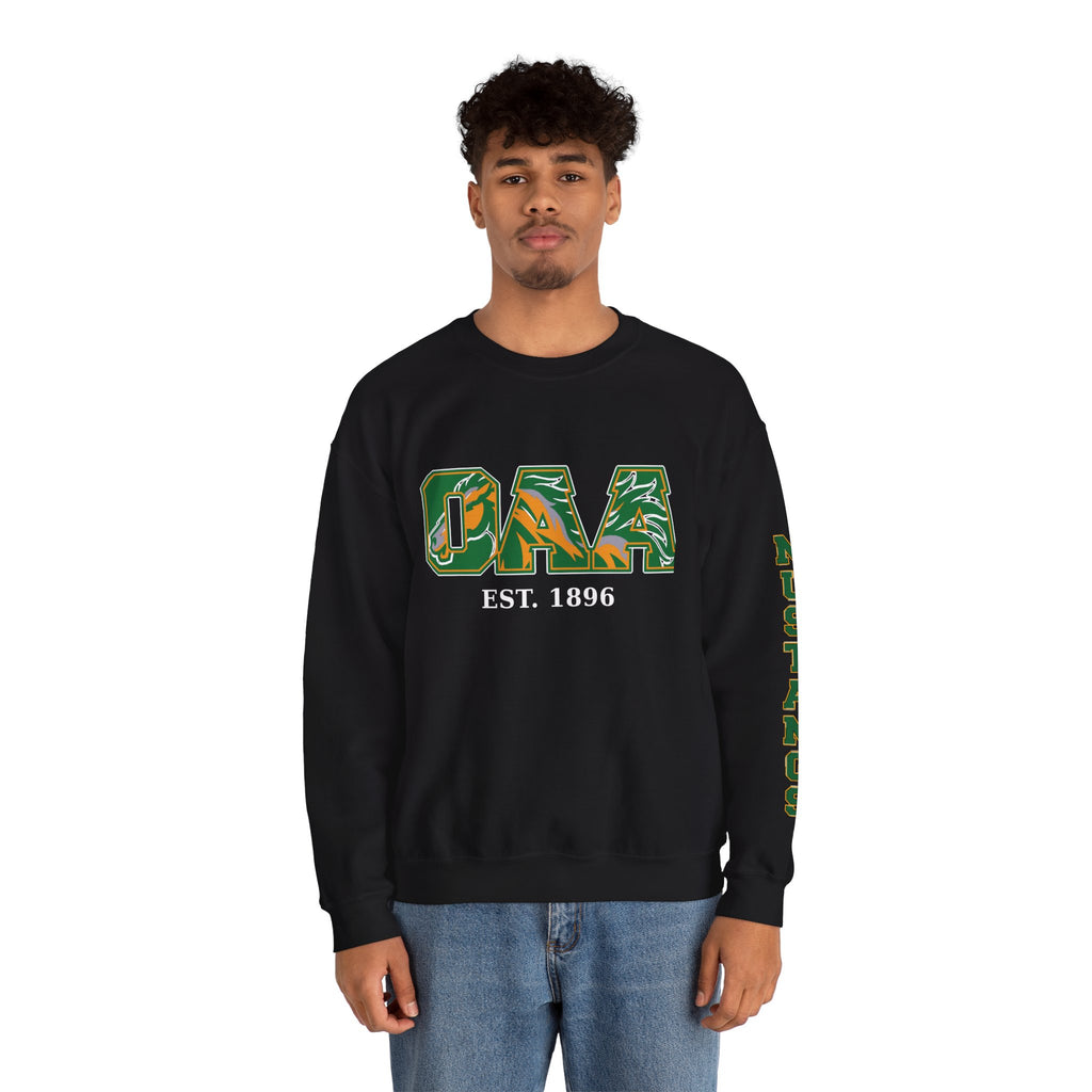 OAA Sweat Shirt with Mustang Sleeve
