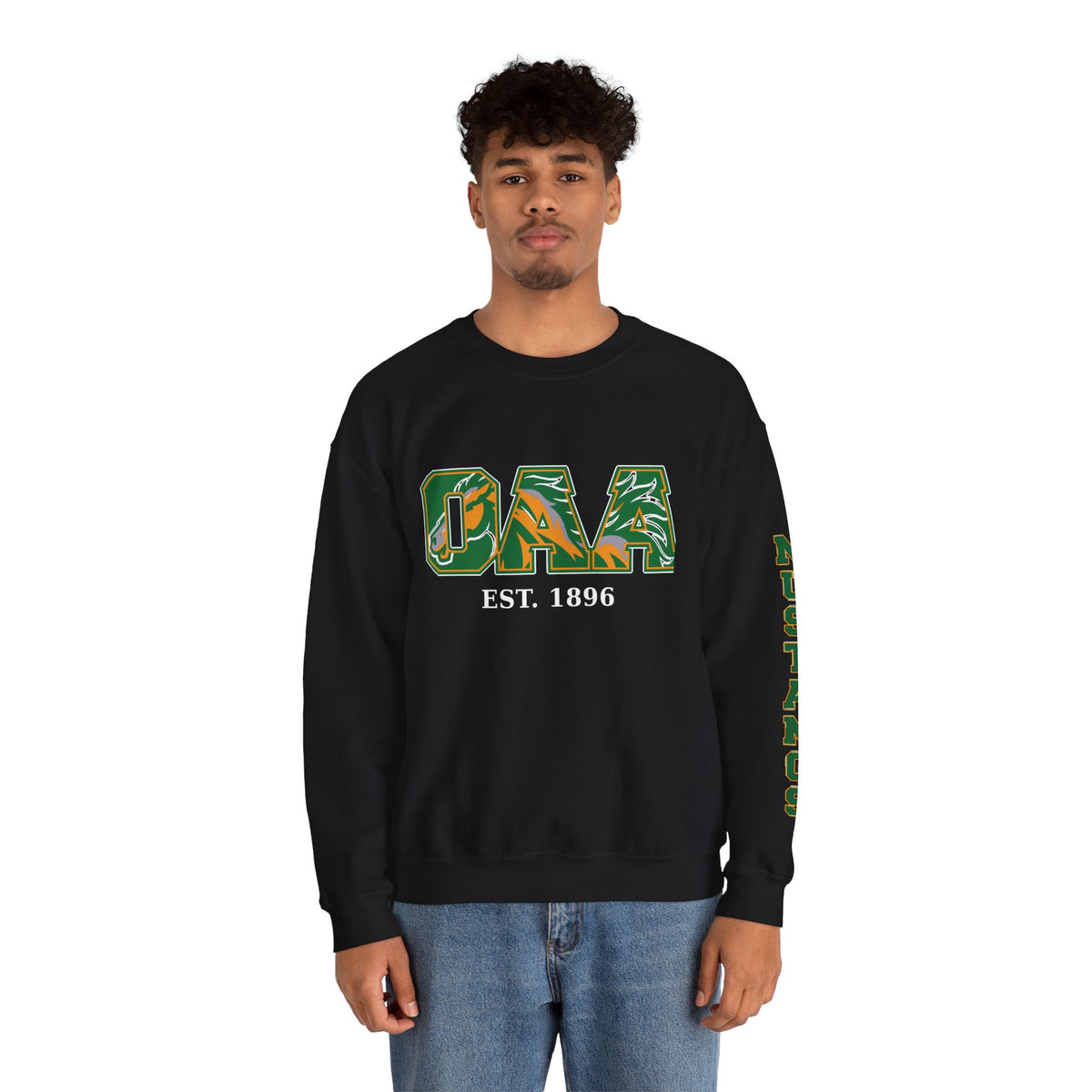 OAA Sweat Shirt with Mustang Sleeve