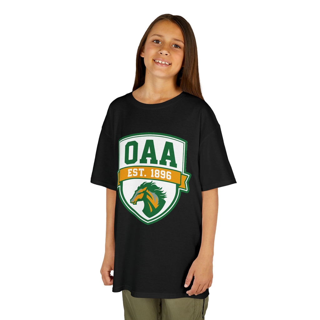 Kids Tee — OAA Est. 1896 Horse Crest School Spirit