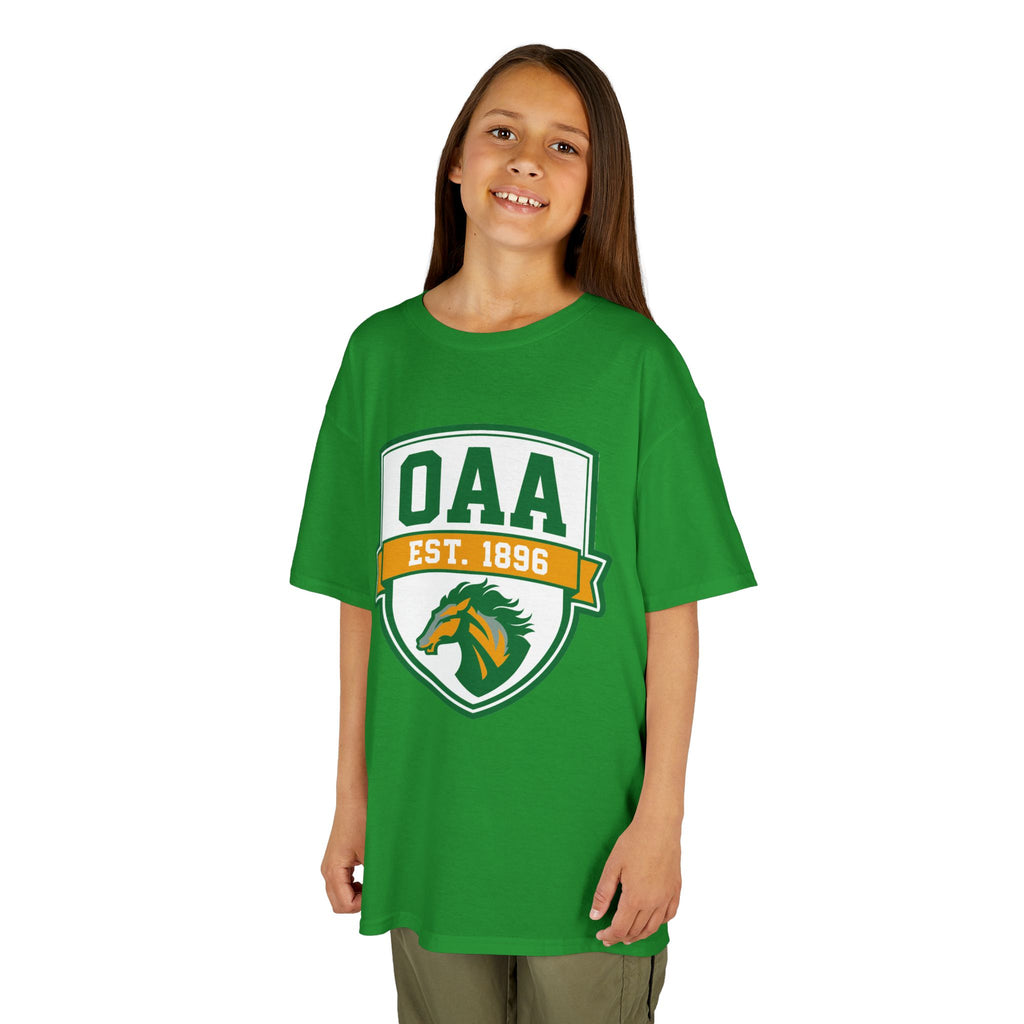 Kids Tee — OAA Est. 1896 Horse Crest School Spirit