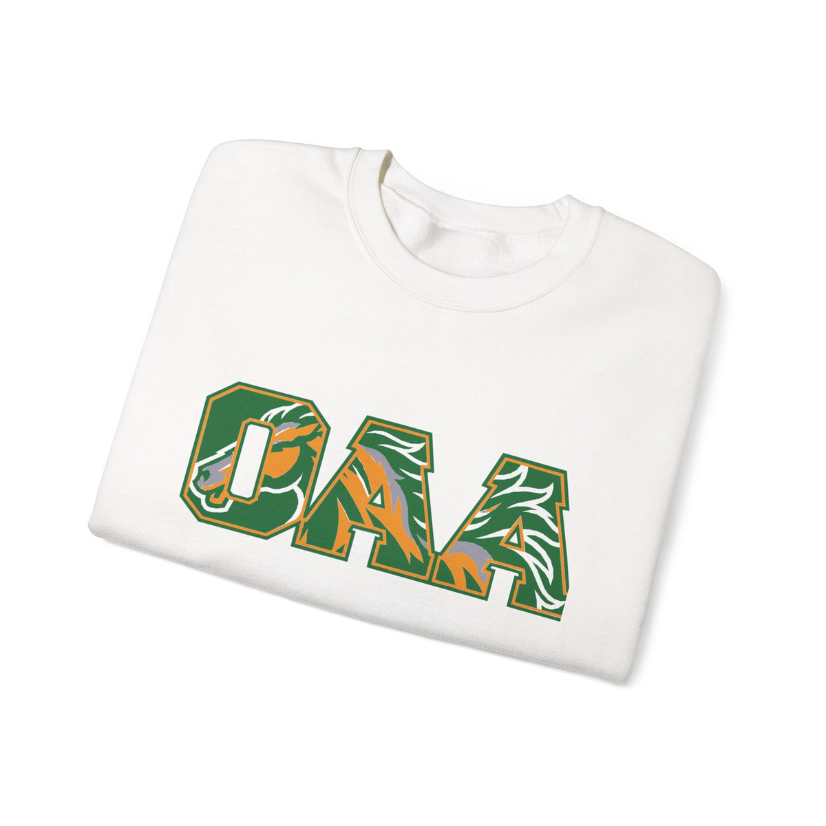 OAA Sweat Shirt with Mustang Sleeve