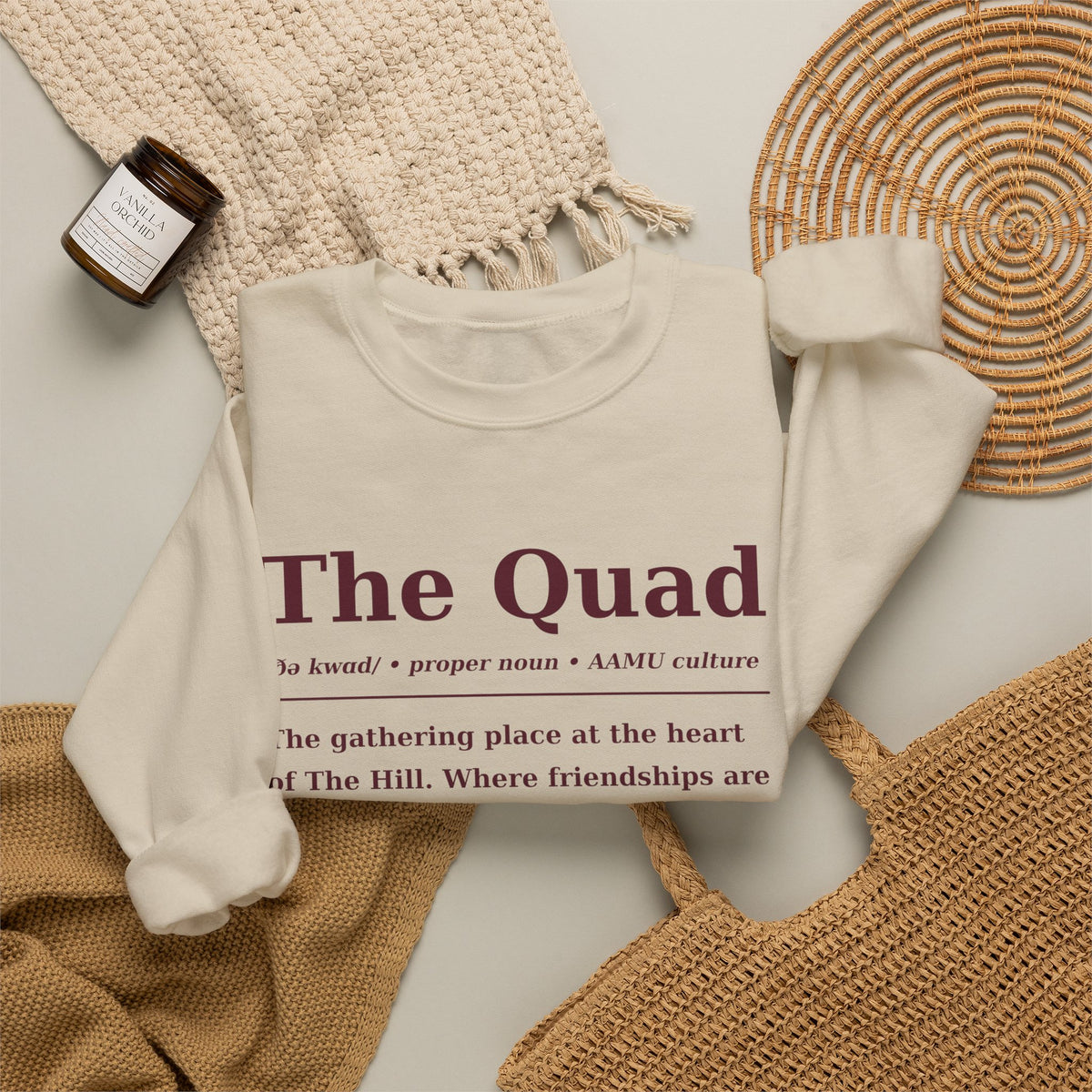 The Quad Crewneck Sweatshirt — AAMU Culture