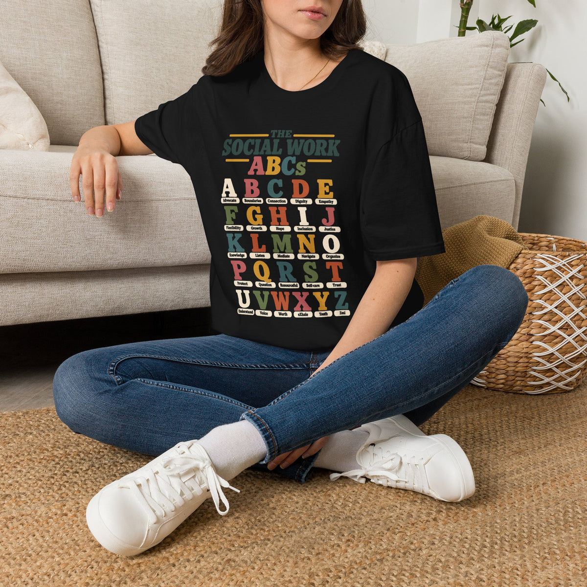Social Work ABCs T-Shirt