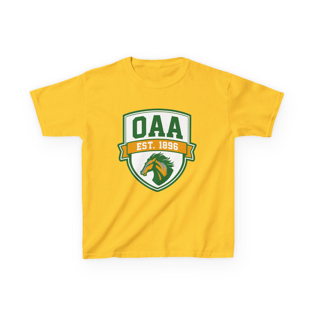 Kids Tee — OAA Est. 1896 Horse Crest School Spirit