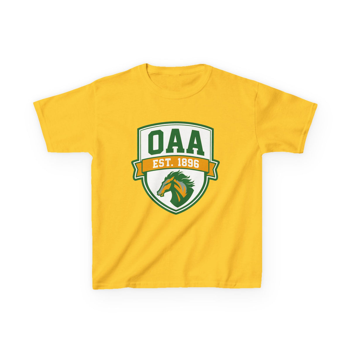 Kids Tee — OAA Est. 1896 Horse Crest School Spirit
