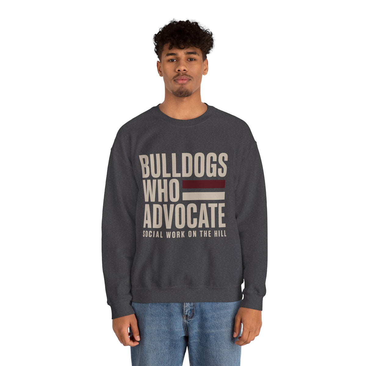 "Alum Who Advocate" Crewneck Sweatshirt