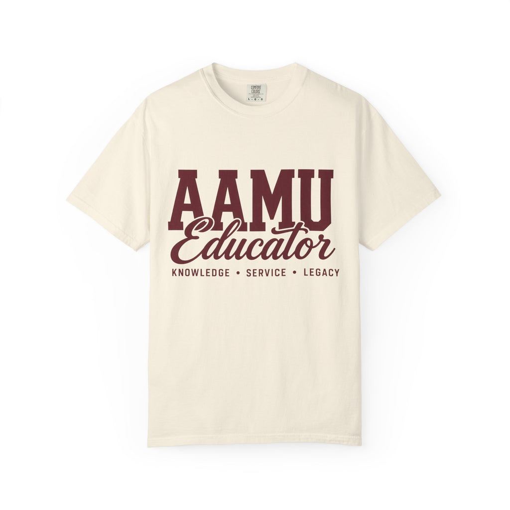 AAMU Educator T-Shirt — ’Eighteen 75’ Back Alumni/Faculty Vintage Campus Tee
