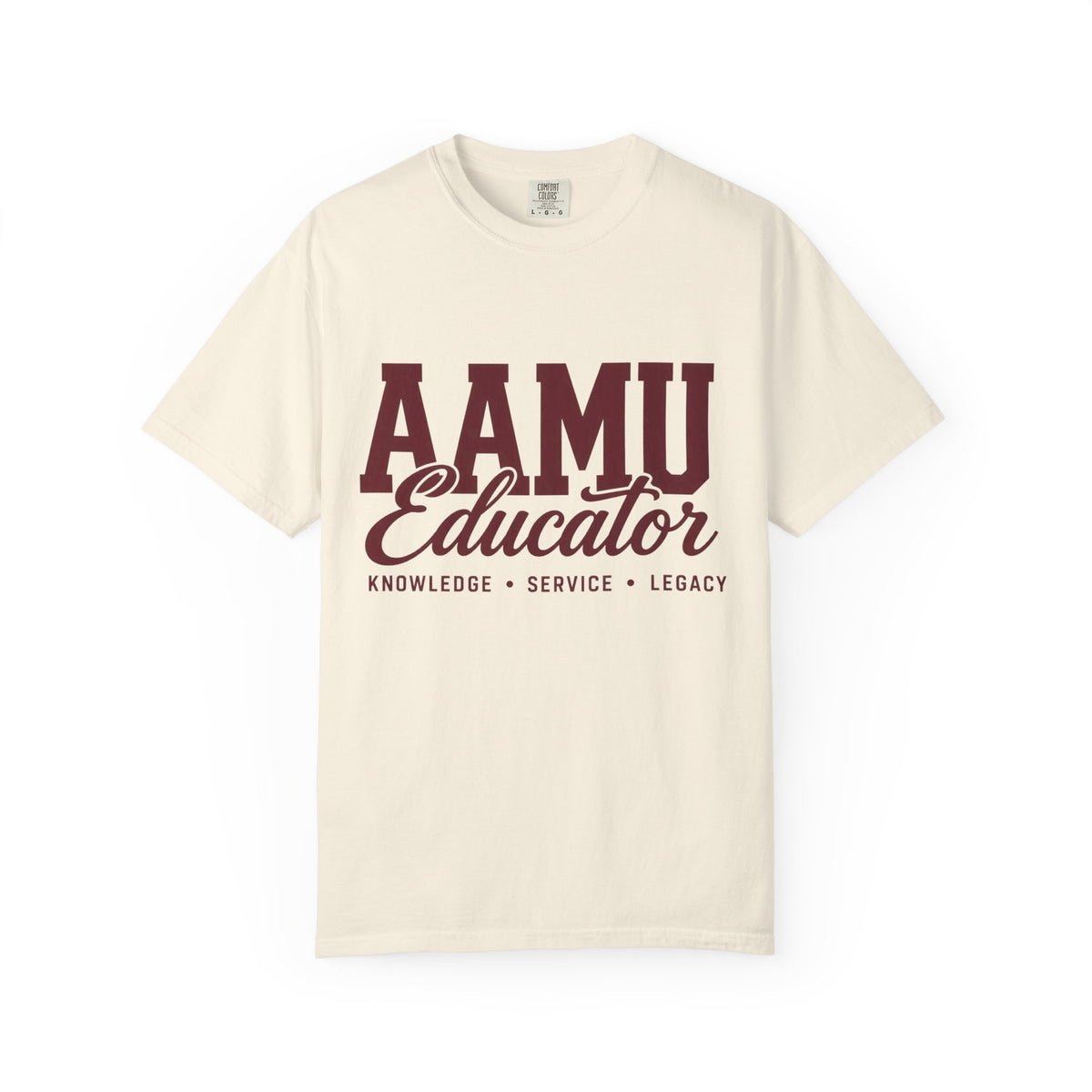 AAMU Educator T-Shirt — ’Eighteen 75’ Back Alumni/Faculty Vintage Campus Tee
