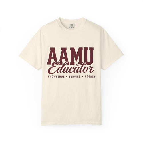 AAMU Educator T-Shirt — ’Eighteen 75’ Back Alumni/Faculty Vintage Campus Tee