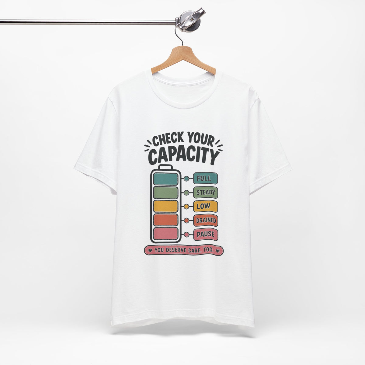 Check Your Capacity Battery Tee
