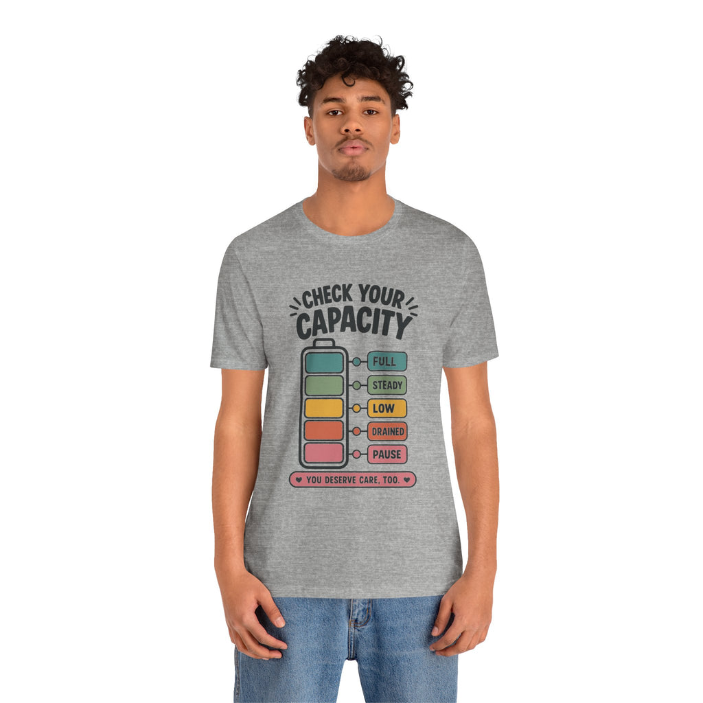 Check Your Capacity Battery Tee