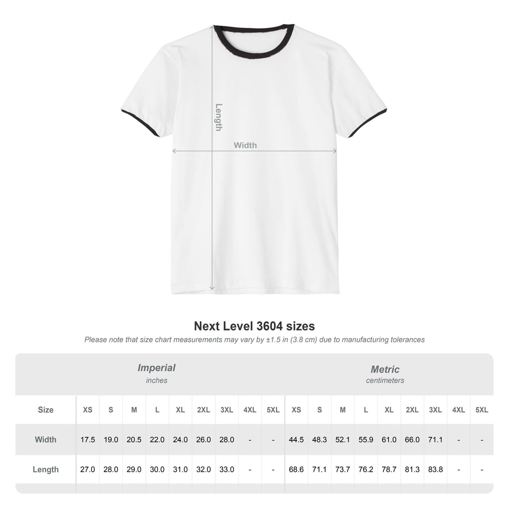 AAMU Social Work Ringer Tee — Eighteen 75 Retro back
