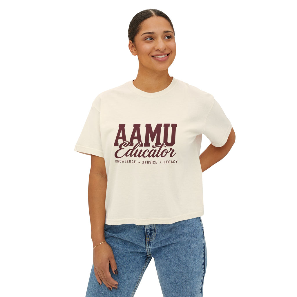 AAMU educator box tee