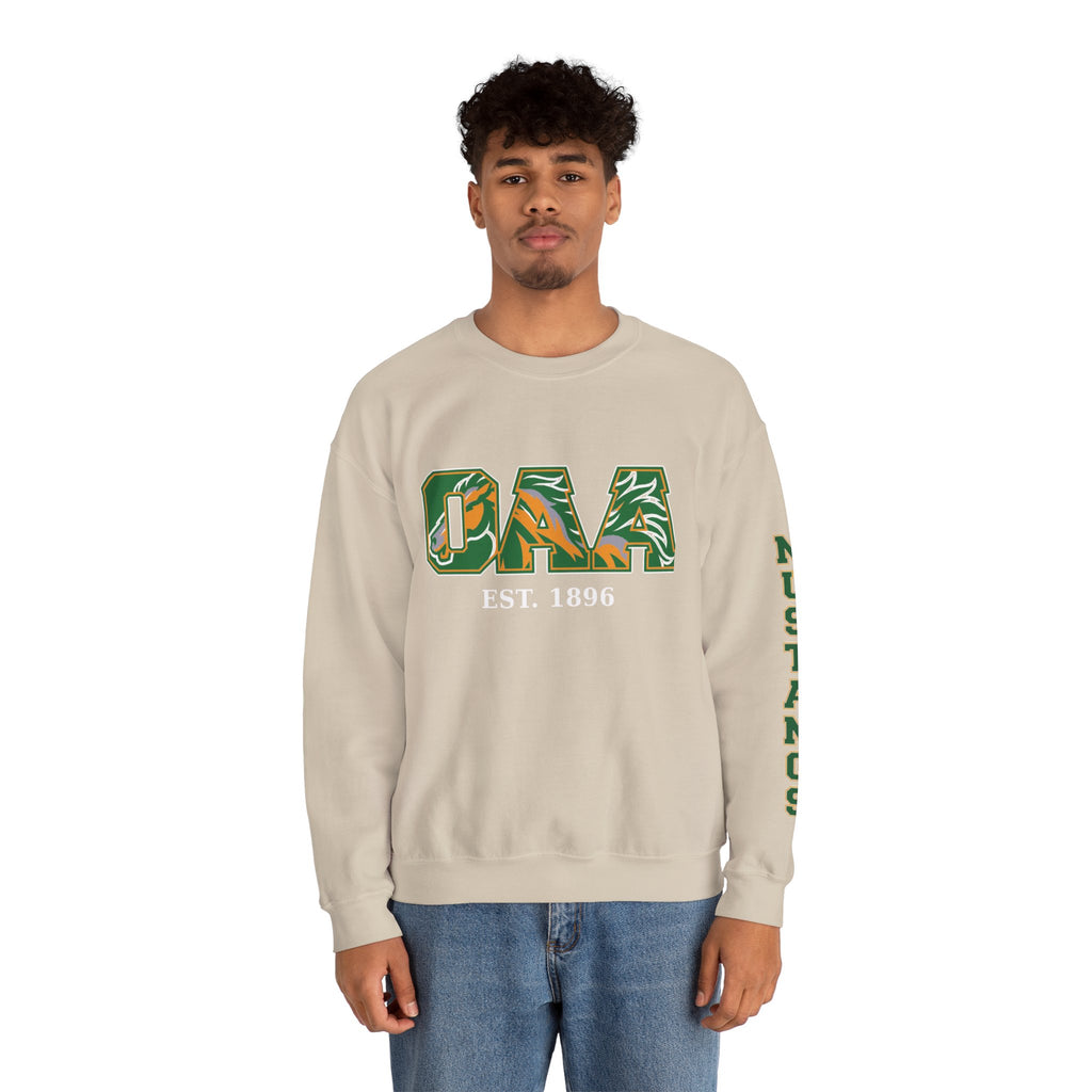 OAA Sweat Shirt with Mustang Sleeve