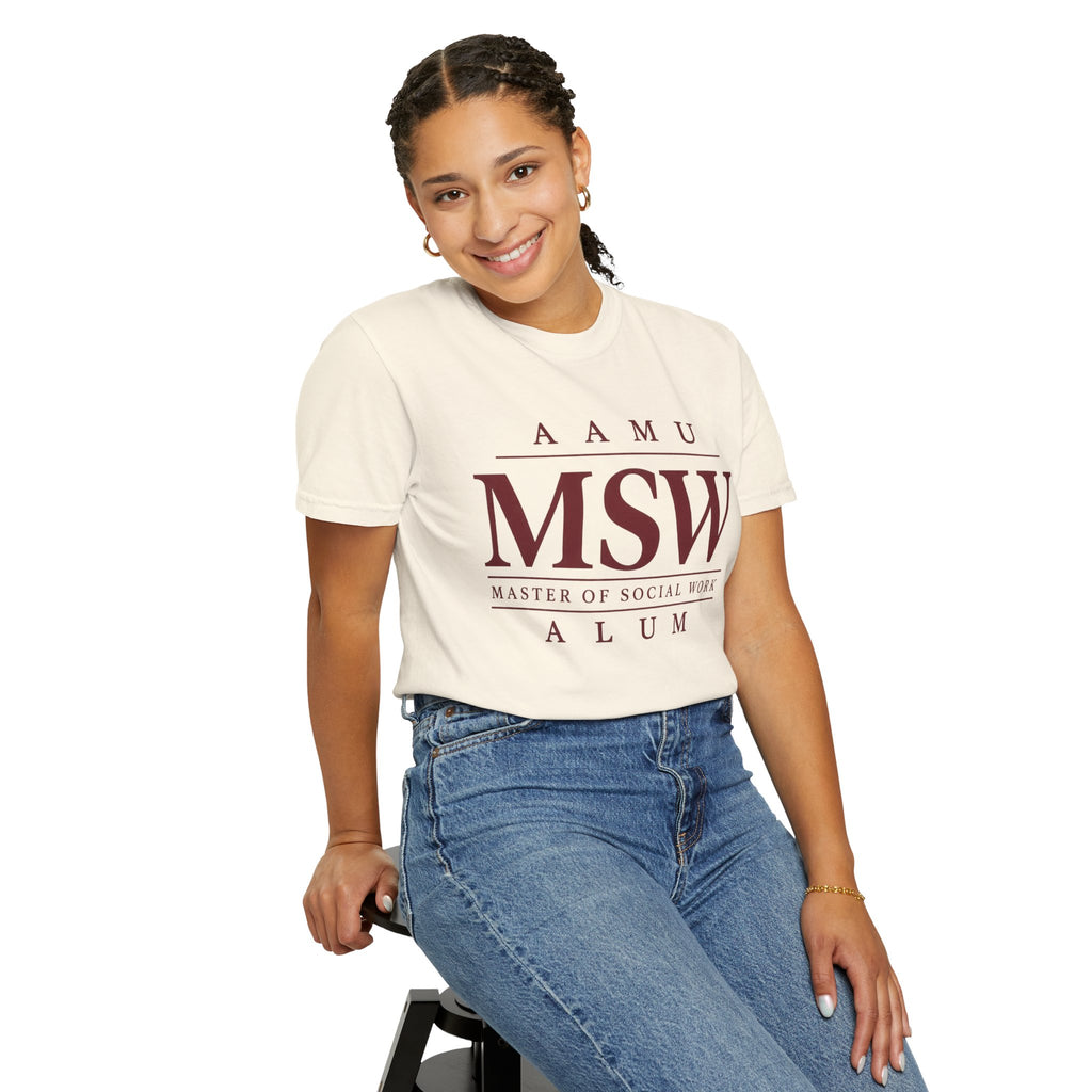 MSW Alum T-Shirt — Master of Social Work Graduation Tee