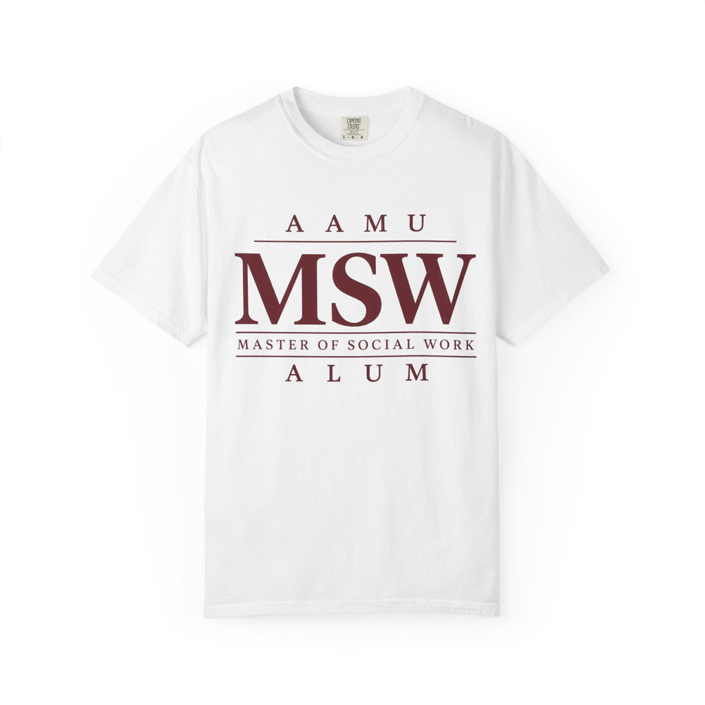 MSW Alum T-Shirt — Master of Social Work Graduation Tee