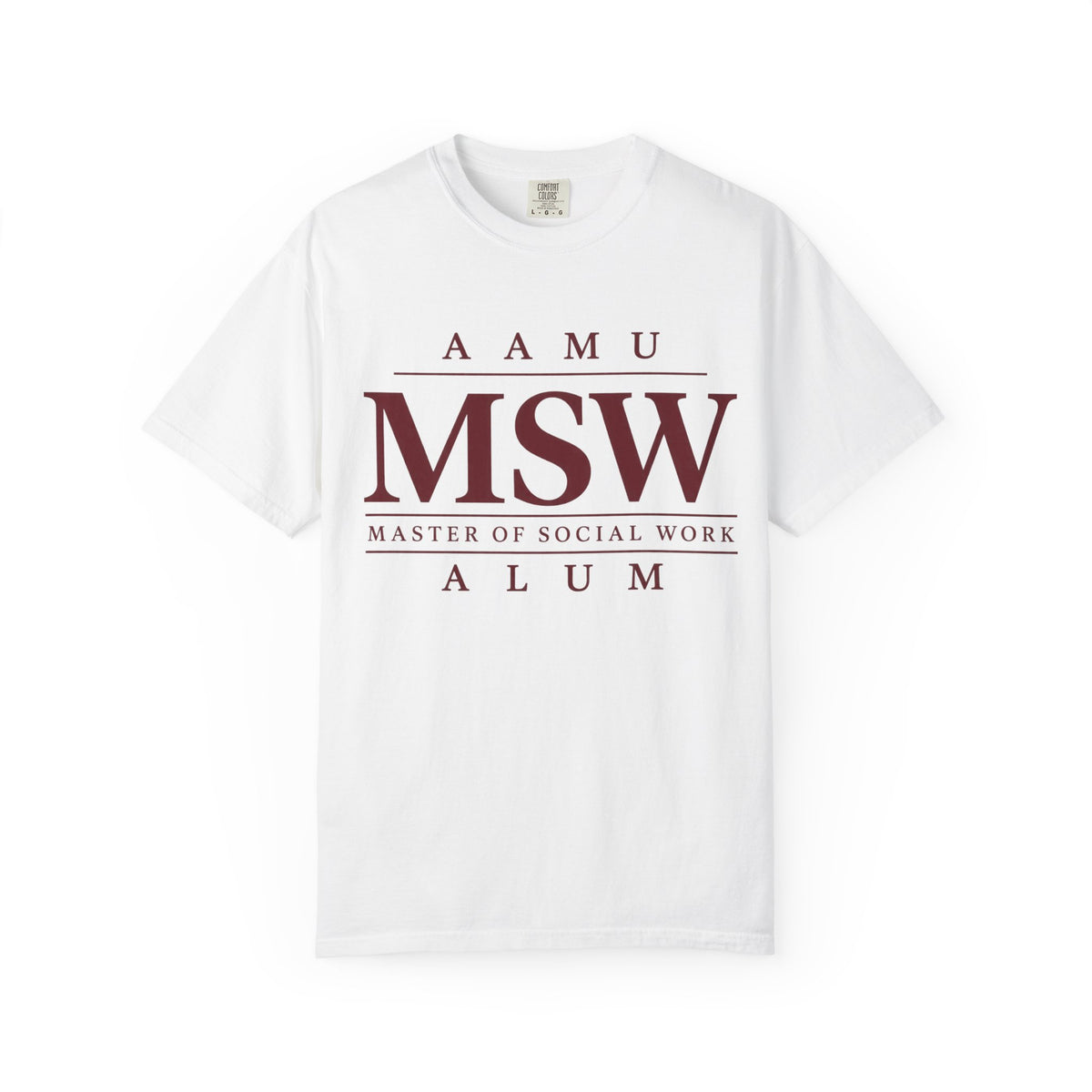 MSW Alum T-Shirt — Master of Social Work Graduation Tee