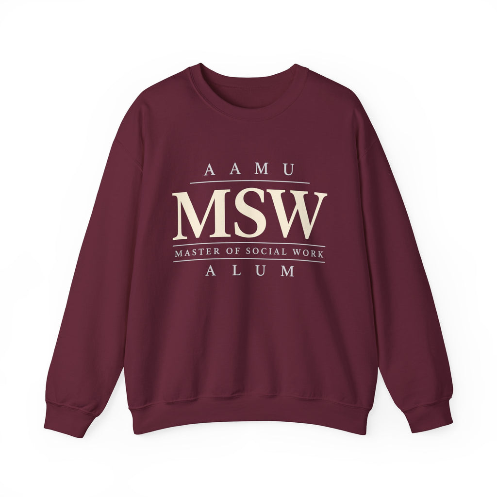 MSW Alum Crewneck Sweatshirt – Master of Social Work Alumni Pullover