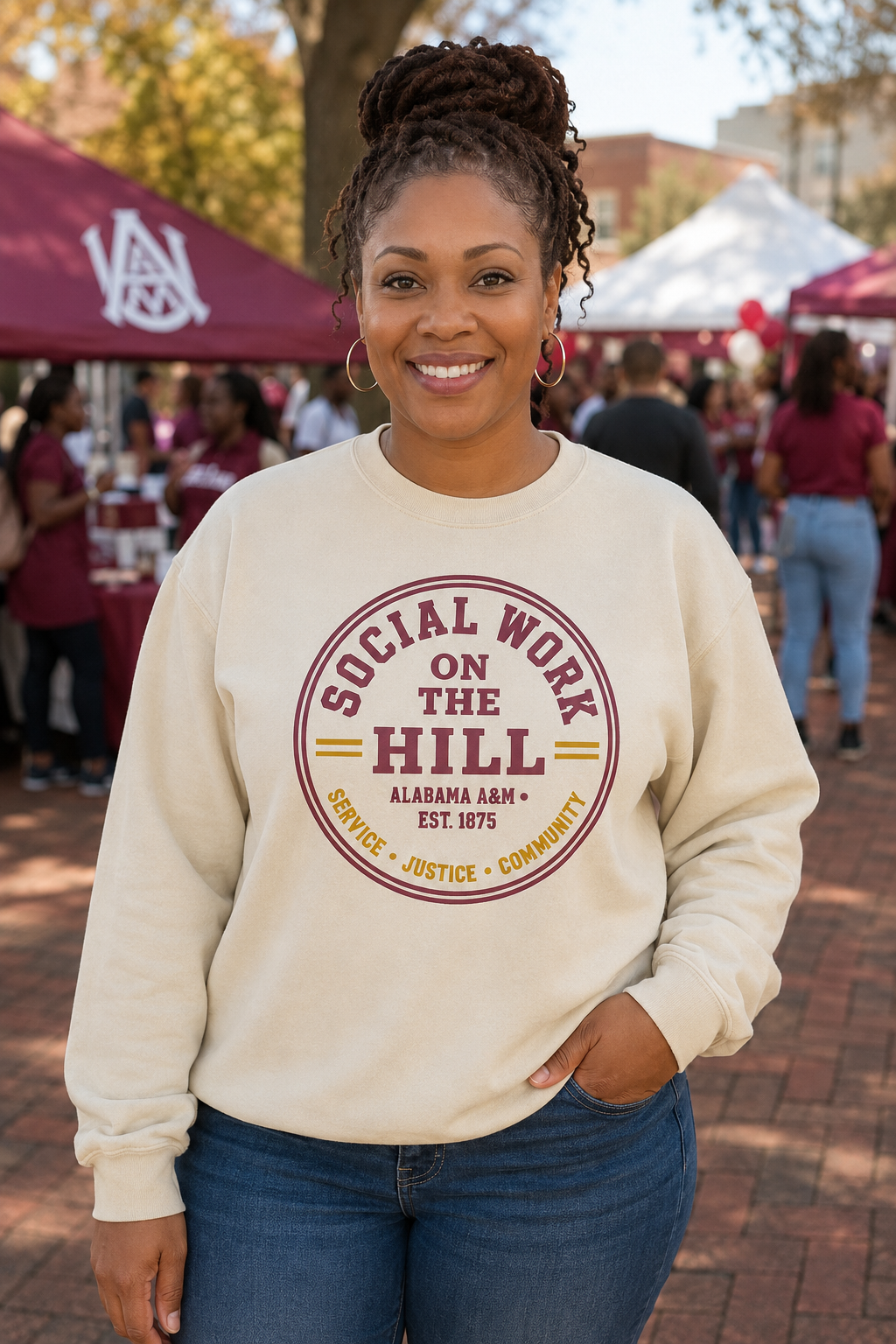 Social Work on the Hill Crewneck