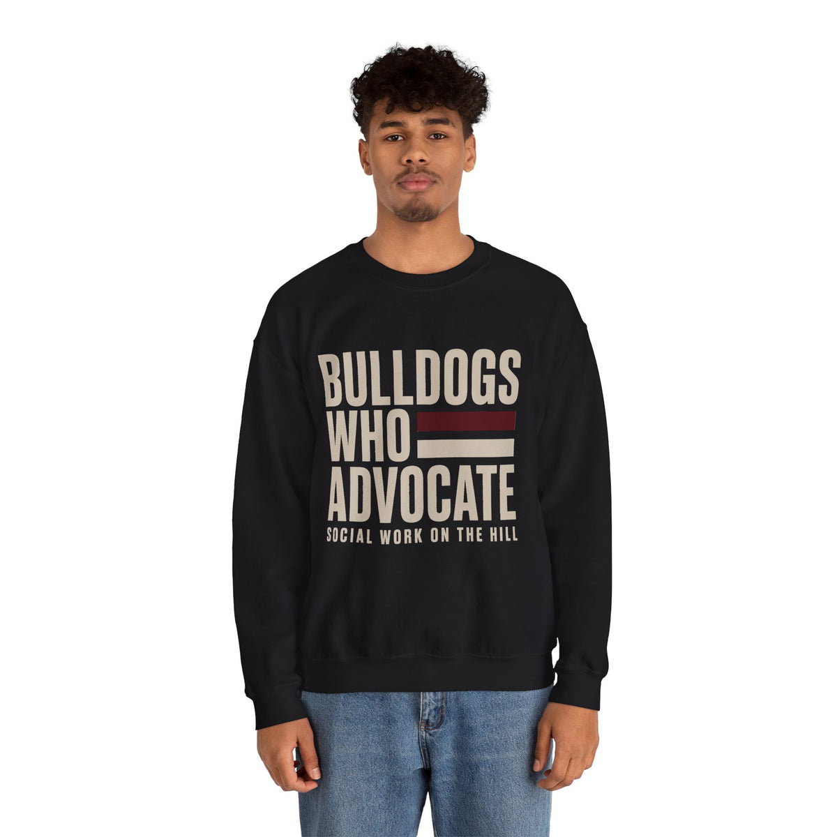"Alum Who Advocate" Crewneck Sweatshirt