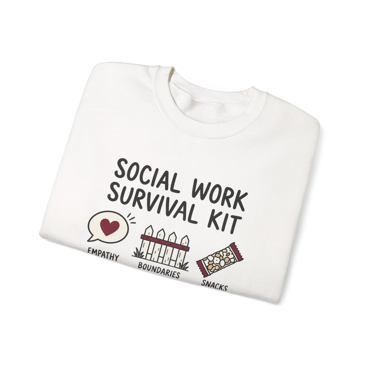 Social Work Survival Kit Crewneck Sweatshirt