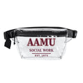 AAMU Social Work Clear Fanny Pack — Est. 1875