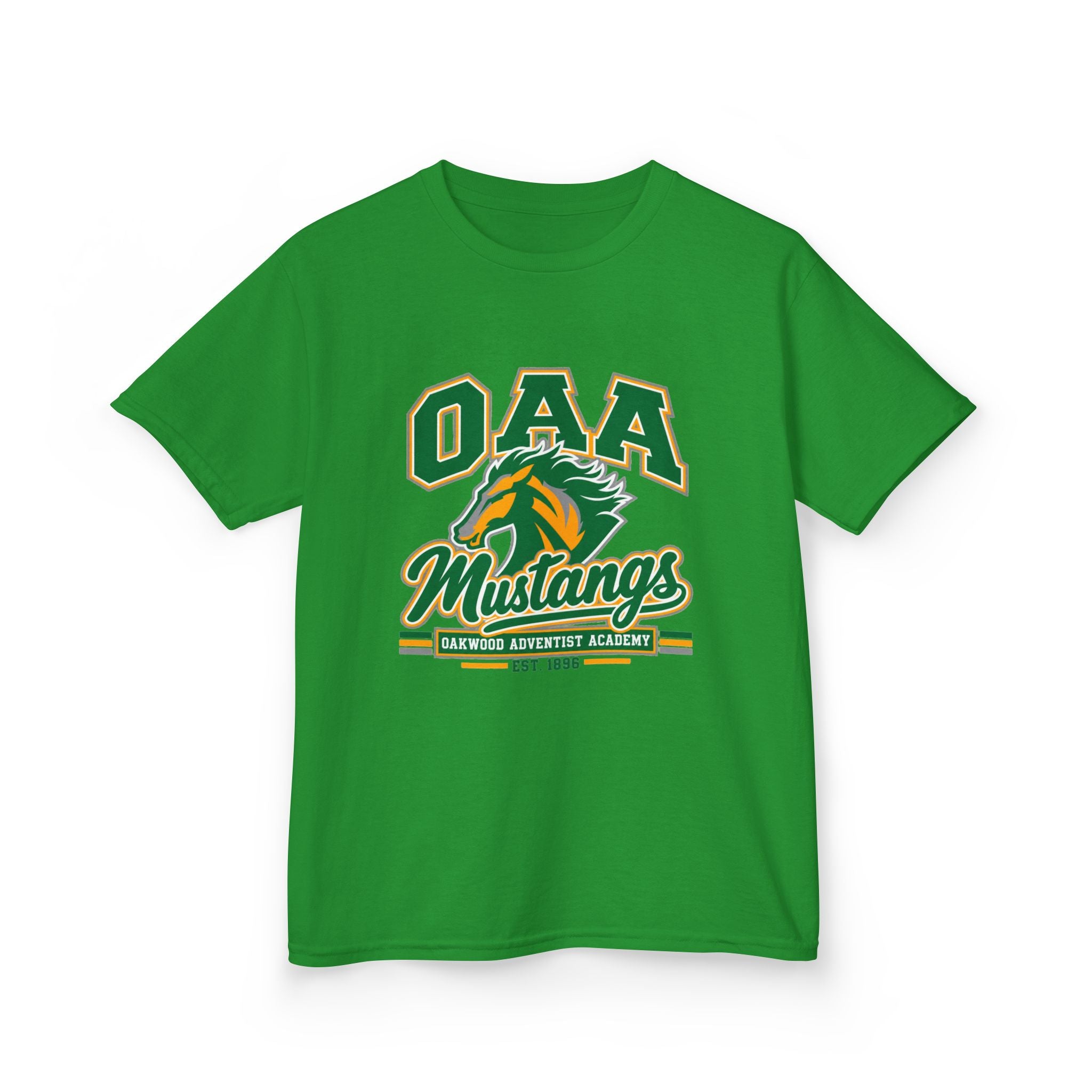 Kids Tee — OAA Mustangs School Spirit Shirt (Mustang Logo)