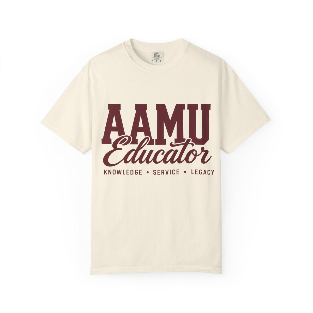 AAMU Educator Tee: Knowledge, Service & Legacy
