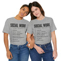 Social Work Core Values T-Shirt — Service, Justice & Dignity