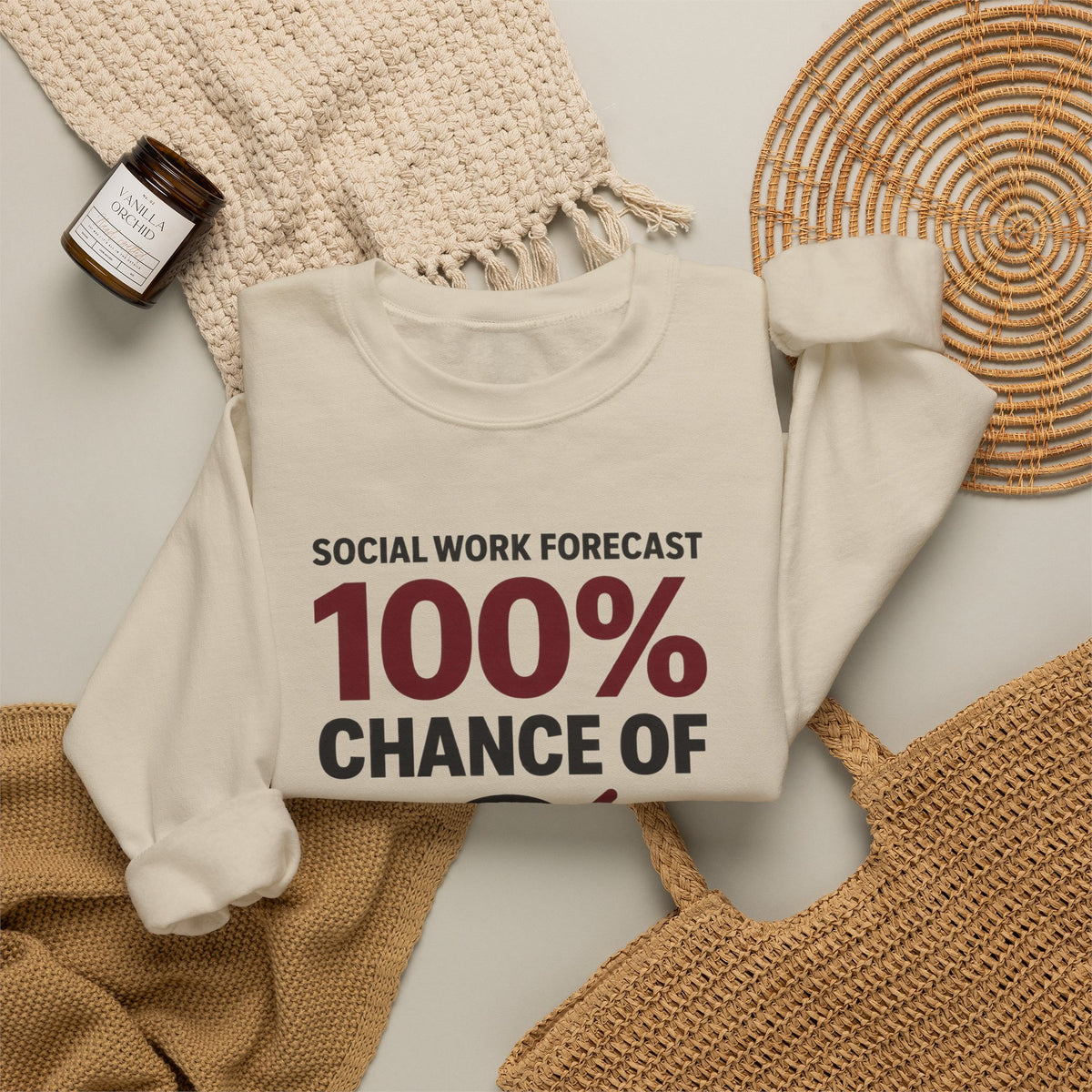 Social Work Forecast Crewneck Sweatshirt