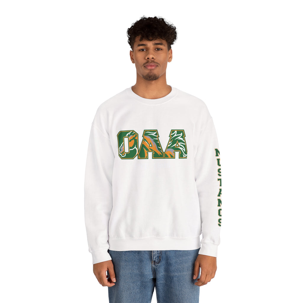 OAA Sweat Shirt with Mustang Sleeve