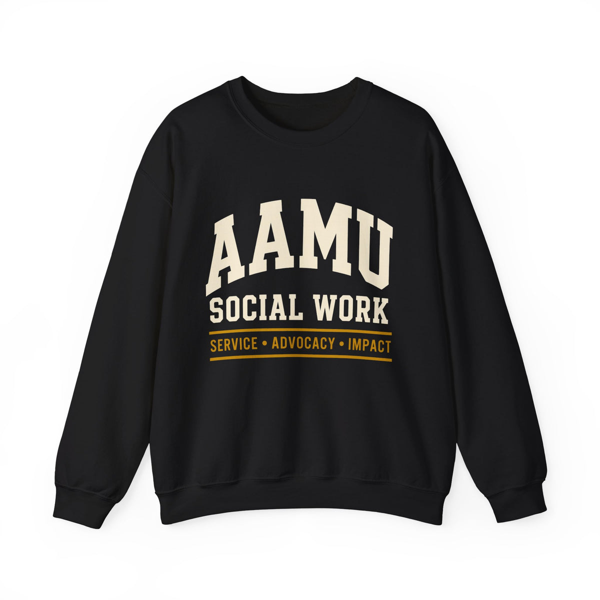 AAMU Social Work Crewneck Sweatshirt — Service • Advocacy • Impact